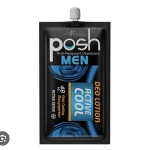 COD5 Posh Deo Lotion Whitening Sachet / Posh Men Active Cool / HIJAB CHIC Deodorant Kering, Ketiak Wangi Cooling Extract Melembutkan