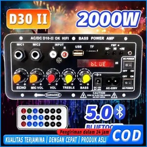 2000W Amplifier Bluetooth Super Bass Modul Power Amplifier Speaker 12V 24V 220V Stereo Hi-Fi Portable Car Home Audio Modul Bluetooth AMP Power Amplifier 2.0 2.1 Channel Bass Treble Volume Adjustable Music Sound System