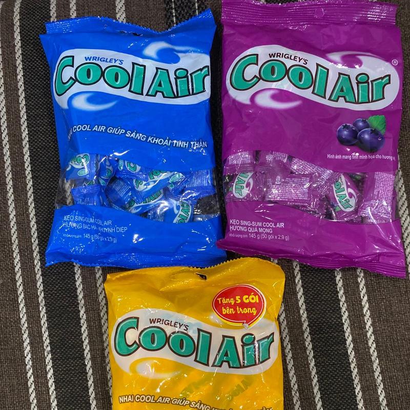 Kẹo cao su Coolair túi 50v Snack Candy