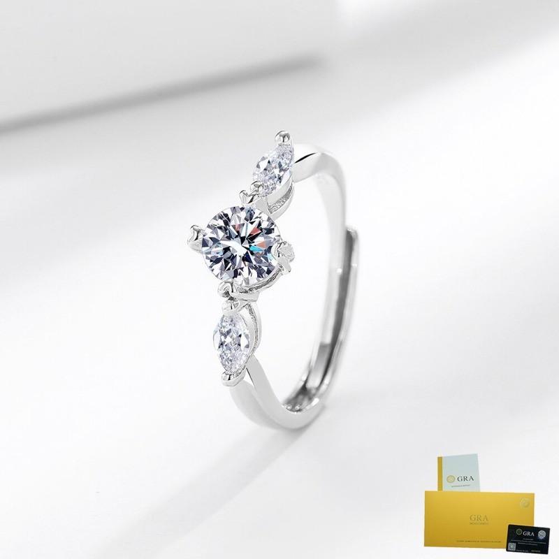 Nhẫn Đá Quý, Thiết Kế Độc Đáo Cá Tính Sang Trọng Giá Cả Phải Chăng, Độ Nhạy Cao, Dành Cho Phụ Nữ, Đồ Trang Sức Cầm Tay Ins, Có Giấy Chứng Nhận Gra 4