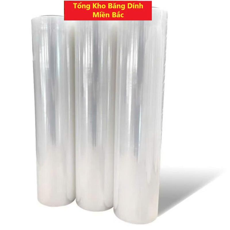 Màng PE Trắng 2kg khổ 50cm , Màng Co PE Trắng, Màng Nilong Trắng Màng Chít quấn hàng bọc hàng 6