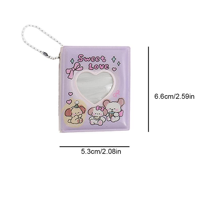 Album Ảnh Mini, Chất Liệu PVC Trong Suốt, Có Hộp Đựng Thẻ Tên, 32 Túi, Đóng Gáy Thẻ, Thích Hợp Để Thu Thập Ảnh Thần Tượng Mini, Sách Sưu Tập 8