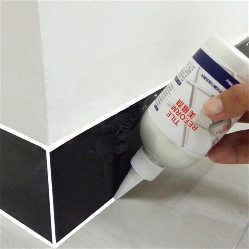 TILE REFORM WATERPROOF 150ML ANTI JAMUR AIR COATING PENGISI CELAH NAT KERAMIK DEMPUL LANTAI DINDING TEMBOK SERBAGUNA DI TEMPAT KERAMIK NAT 2
