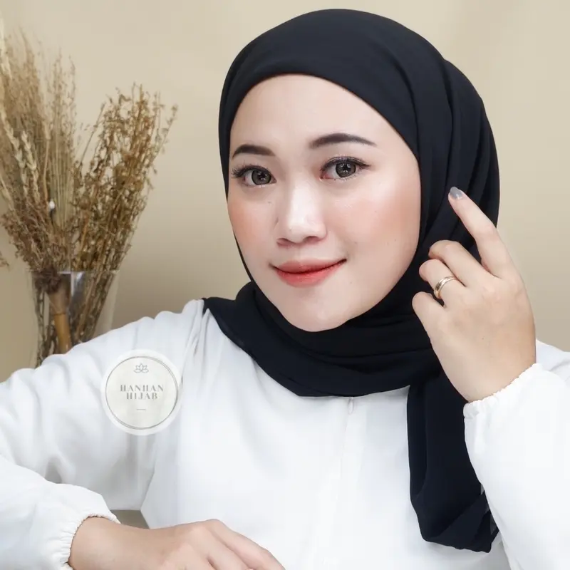 Hanhan Hijab - Segiempat Inner 2 Layer Ceruty Babydoll Premium (Segi Empat Ciput Inara) 5