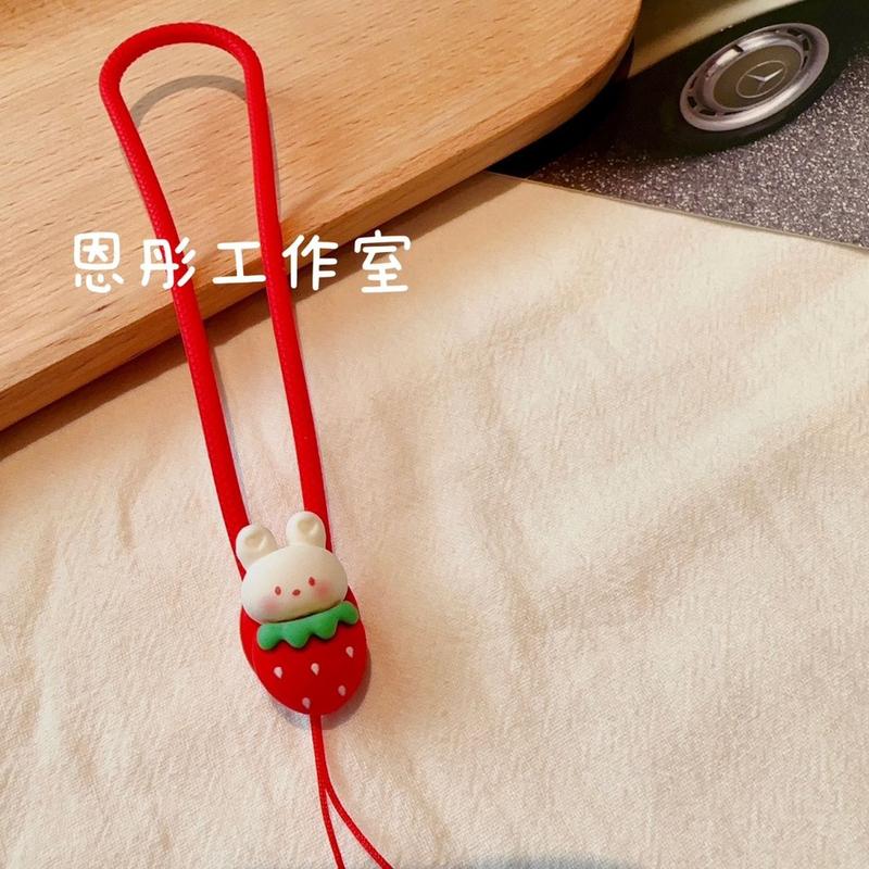 Dây Treo Sáng Tạo, Dây Chống Mất, Dây Ngắn Silicon, Dây Treo Chìa Khóa Đĩa U Silicon, Dây Treo, Dây Cầm Tay 3