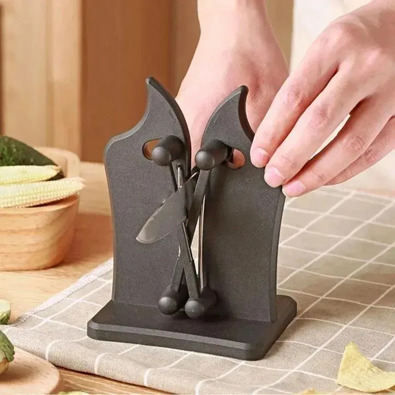 Kitchen Knife Sharpener, 1 Count Multifunctional Handheld Knife Sharpener, Safe Knife Sharpening Tool, Kitchen Accessories