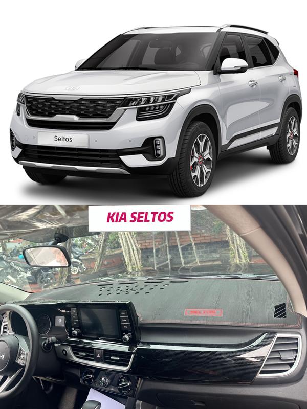 KIA Thảm Taplo KIA SONET VÀ SELTOS Nhung Da