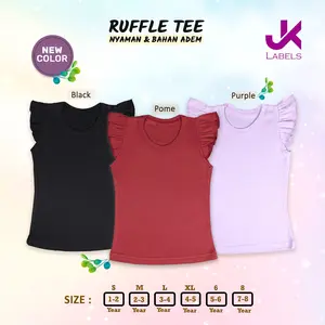 JK RUFFLE TEE - SPECIAL COLORS EDITION