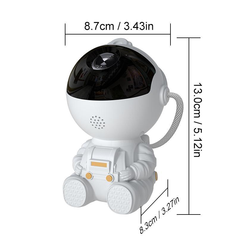 Product Introduction of Astronaut Design Star Projector, USB Powered Night Light with Remote Control, Starry Nebula Ceiling LED Lamp for Bedroom, Creative Room Decor 1