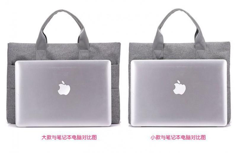 Product Introduction of Handbag Men's Bag New Nylon Canvas Bag Computer Briefcase Men's Bag Business Casual Handbag Men 4
