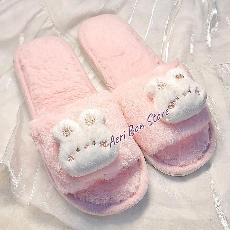  Dép Lông Quay Ngang LOOPY Đế Cao Su Chống Trơn 