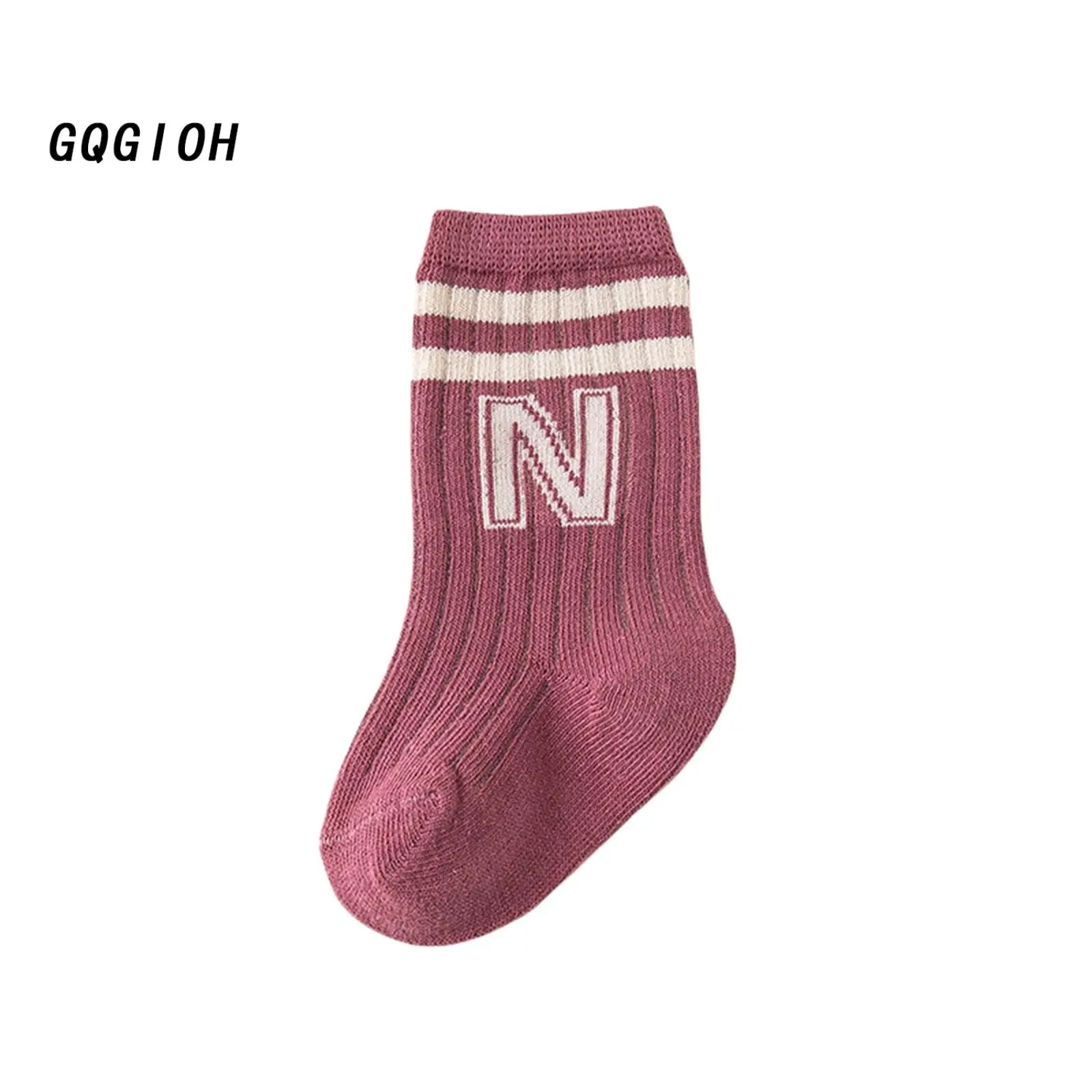 Kids Toddler Ankle Socks Soft Breathable Cute Letter Print Crew Socks