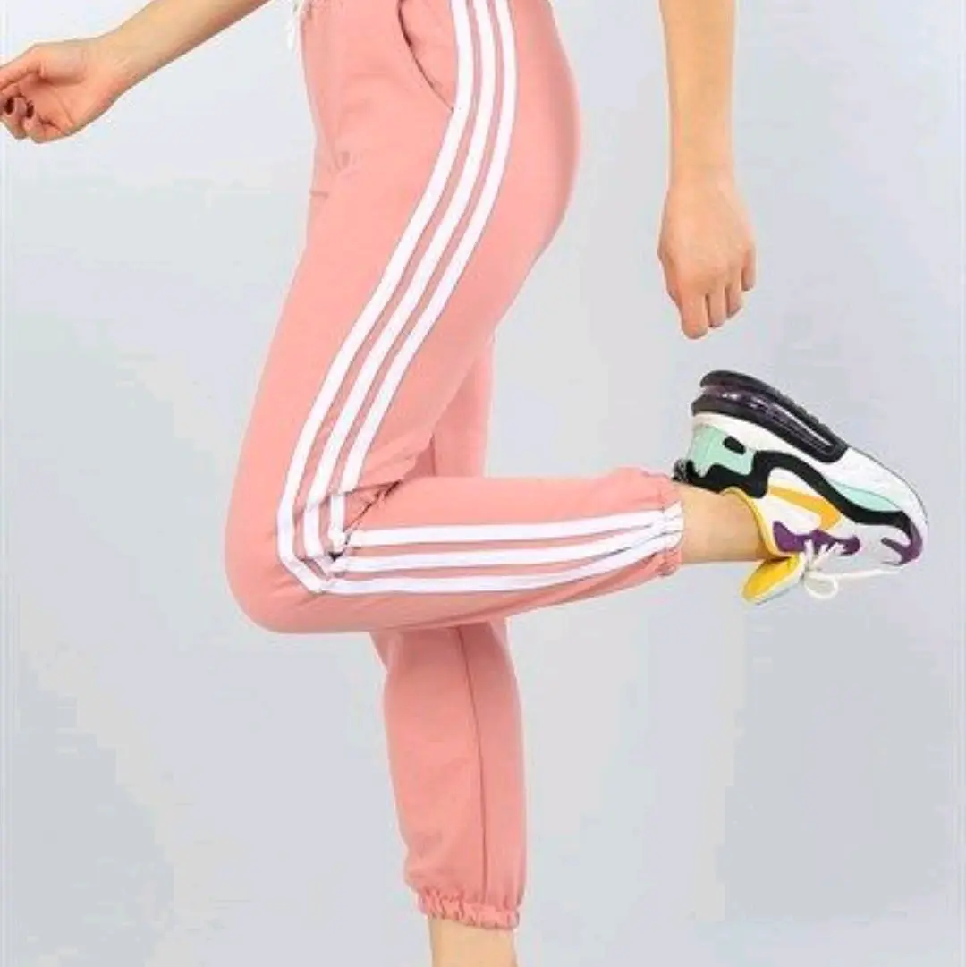 Adbcolection- Joger Sweat Pants Model Lis Unisex Celana Panjang Trening Jogger Wanita Nyaman Olahraga Pria Pakaian Sport