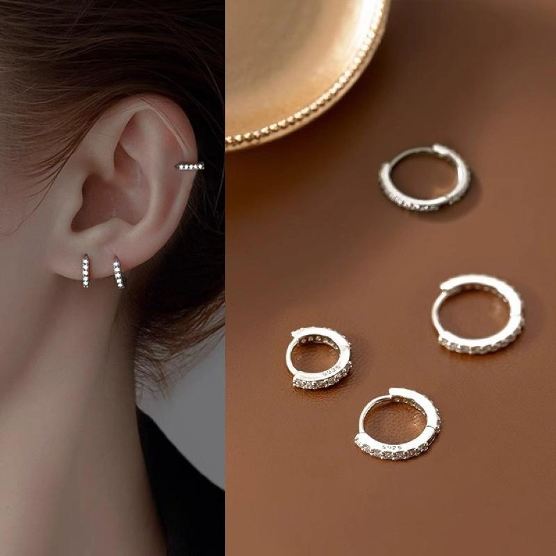 Product Introduction of Hoa tai mạ vàng 18k, bán chạy, có kích thước 6 / 8 / 10mm, có khóa, thiết kế dải, đồ trang sức dưới nước, phụ kiện 1