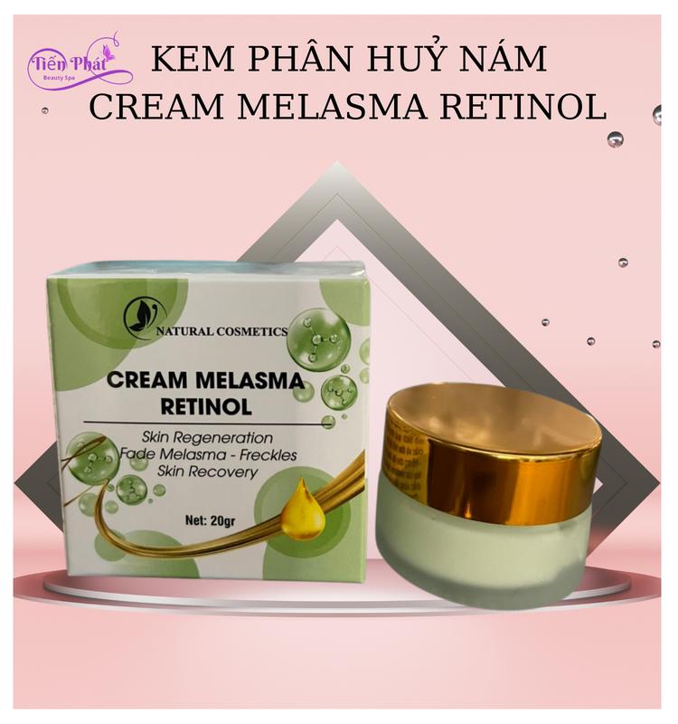 Kem tảo xanh xoá mờ nám dưỡng trắng da Melasma Retinol 0