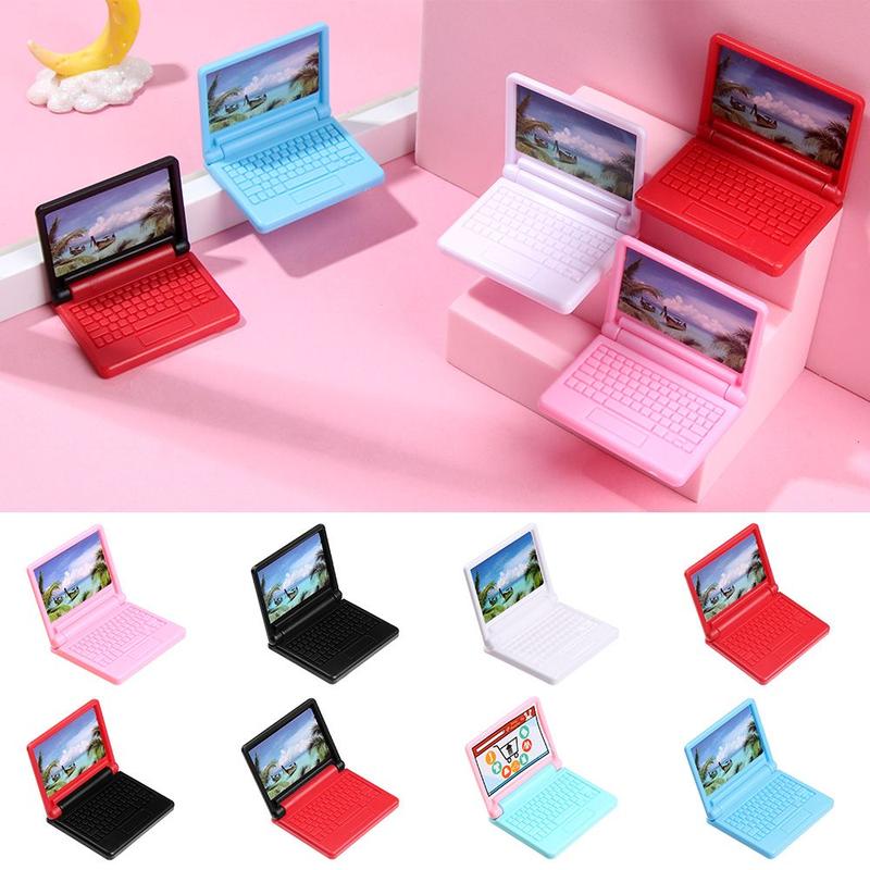 Product Introduction of For Dolls Collapsible Office Doll Accessories Toy Laptop Mini 9