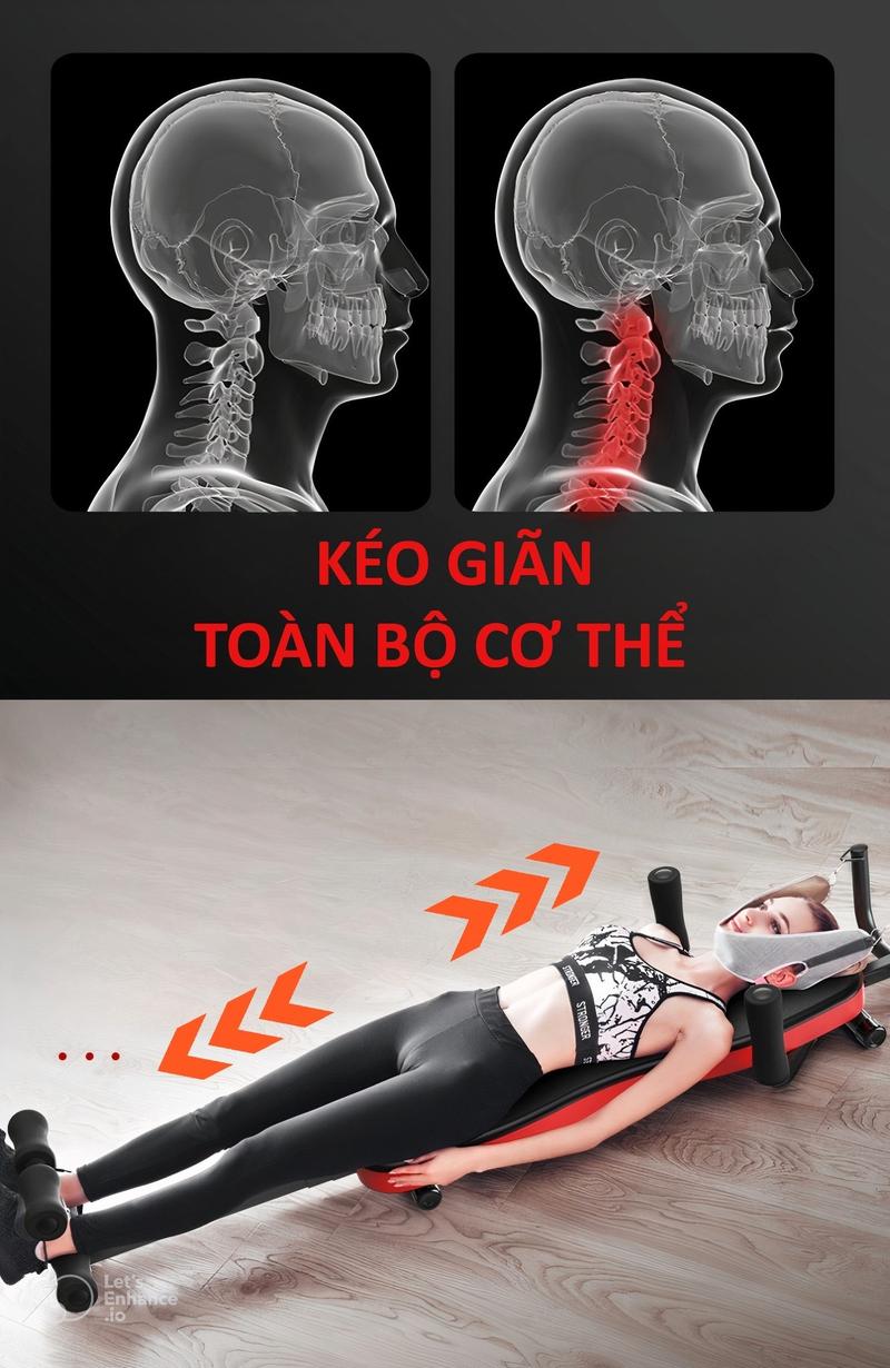 Product Introduction of [MÁY TAY GẠT+ĐAI LƯNG] Giường Kéo Giãn Cột Sống Toàn Thân FREESK - Hỗ Trợ Kéo Dãn Cơ Thể Cải Thiện Cột Sống 54