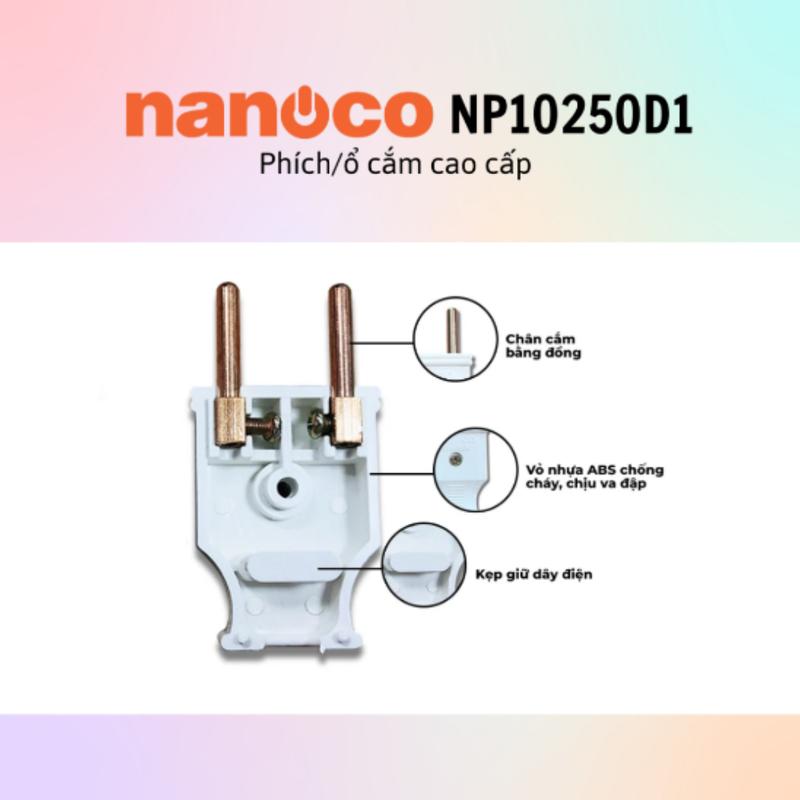 Phích - ổ cắm đơn cao cấp Nanoco NP10250D1/NS10250A1 - 100% chính hãng 5