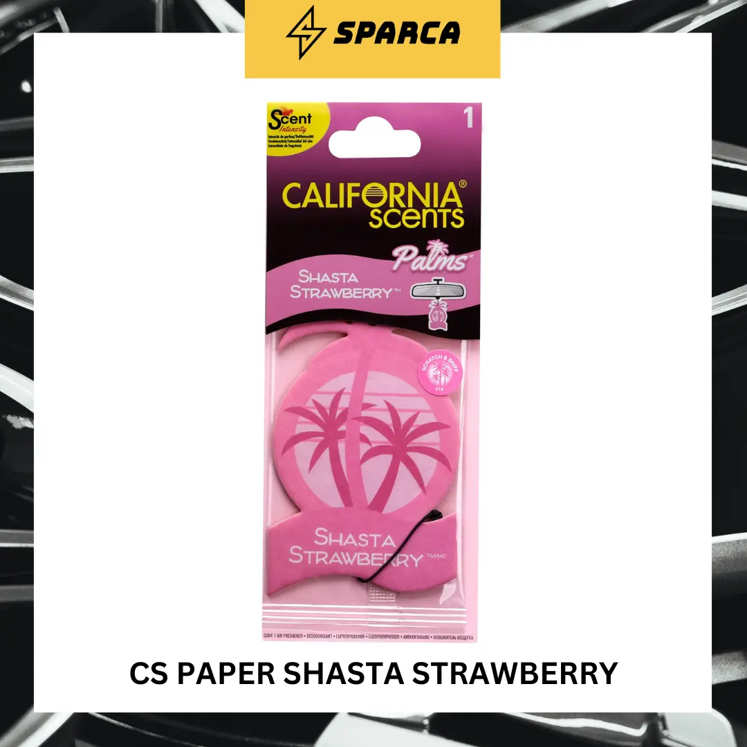 [SPARCA] California Scents Shasta Strawberry Paper Pengharum Mobil Lemari