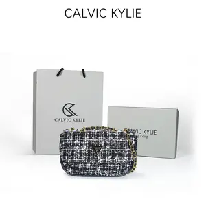 CALVIC KYLIE - Tas wanita rajut / Sling bag rantai rajut / Tas mini bag best seller#2606