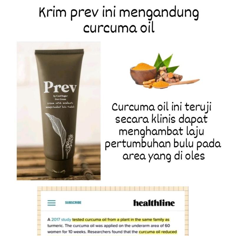 Product Introduction of krim Prev (Penghambat Tumbuh Bulu) cool sugar wax Removal Wax 11