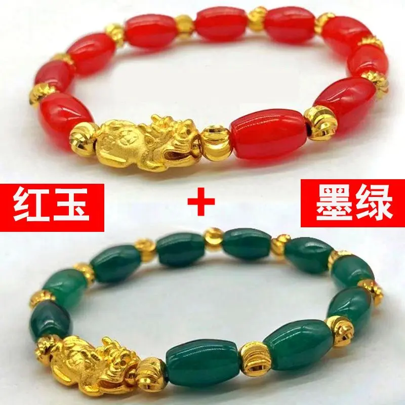 Gelang Bertuah, Untuk Teman Wanita, Hadiah Hari Jadi untuk Wanita, Gelang Pi Xiu, Gelang Jed, Barang Kemas Tangan, Beli Satu Dapat Dua Tawaran Percuma
