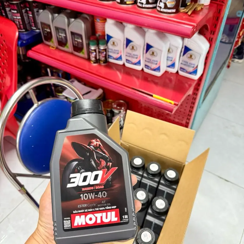 Nhớt Motul 300V - 1 Lít Chính hãng - Dầu nhớt chất lượng cao