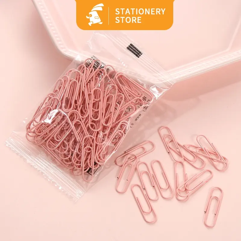 Paper clip metalik/clip metalik/jepitan kertas/klip kertas/klip warna/paperclip/metallic-Rabbit Stationery 0