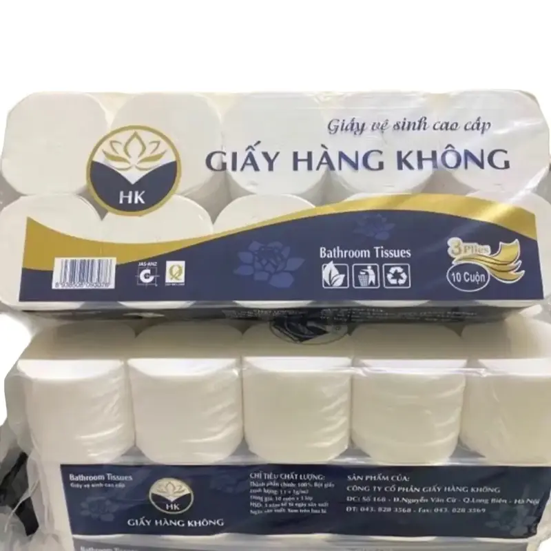 Combo 2 bịch giấy vệ sinh 20 cuộn giấy 3 lớp dai mịn 0