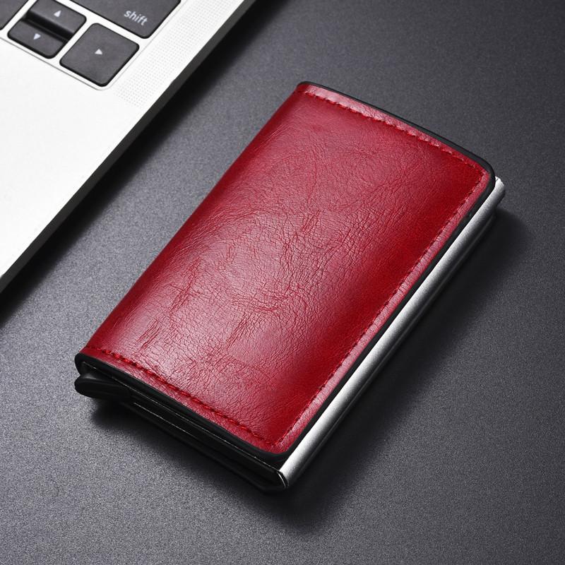 Product Introduction of Lightweight anti-theft and anti-magnetic metal card case, business aluminum alloy card case, card holder bag for men 6