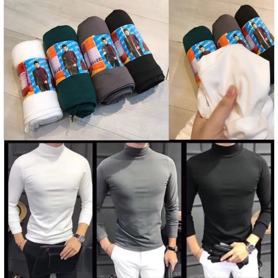 Combo 3 áo giữ  nam free size Cổ Tròn Menswear áo  giữ nhiệt