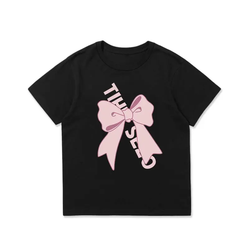 NASA IDOL Kids T-shirt Atasan Baju Kaos Anak Perempuan Hitam Lengan Pendek Distro Keren Premium (6-13 THN) K010 Fashion 1