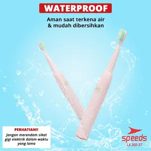 SPEEDS Sikat Gigi Elektrik Electric Toothbrush USB Teeth Sikat Gigi Waterproof Lembut 202-27