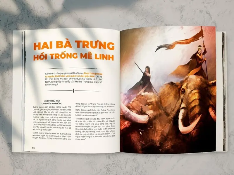 Combo 2 cuốn - Việt Sử Kiêu Hùng - Quyển 1 + 2 (Bìa Cứng) - Thầy Trần Việt Quân 8