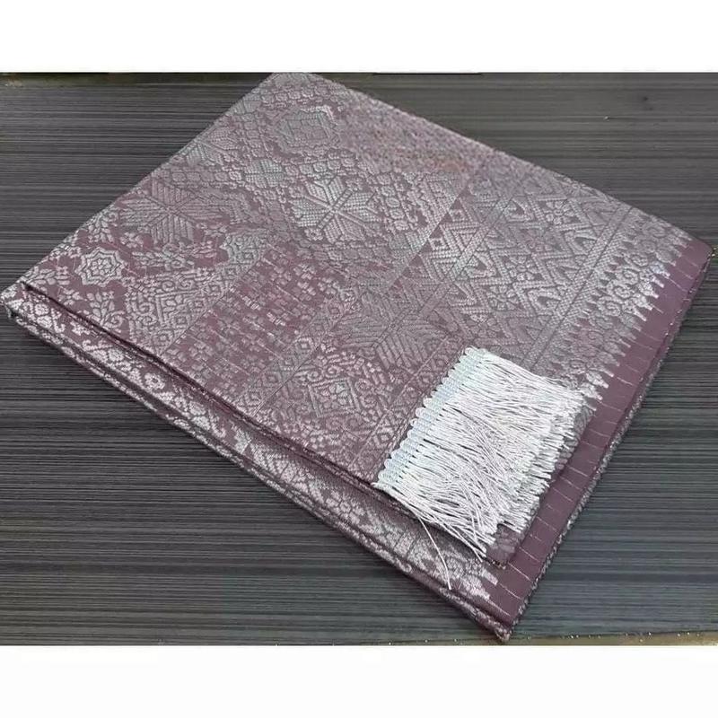 Songket Selendang Set songket selendang. setelan songket Benang Elegan 8
