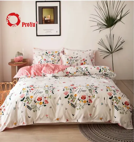 ProYu Cadar 7  In 1 Set COMFORTER TEBAL Dan CADAR FITTED Premium Quality