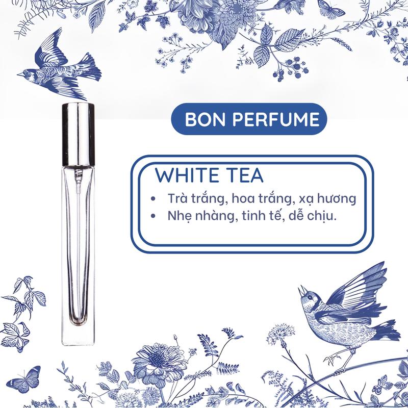 Nước hoa unisex White Tea/ Red Door EDT 10ml Women Perfume 2