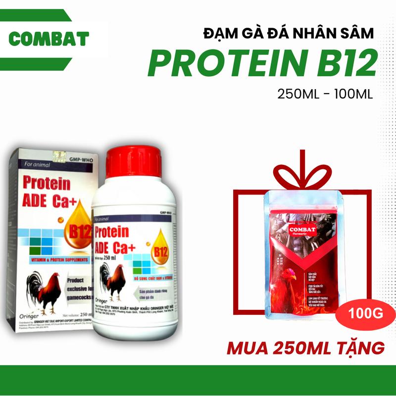 Thuốc nuôi gà đá Protein B12 hỗ trợ chiến kê SUNG HỪNG - CỰA QUẬY - ĐỎ TÍCH dung tích 100-250ml mega