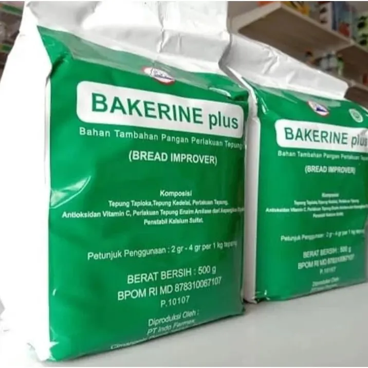 Bakerine Plus Bread Improver 500g Pelembut Roti bread improver sachet ...