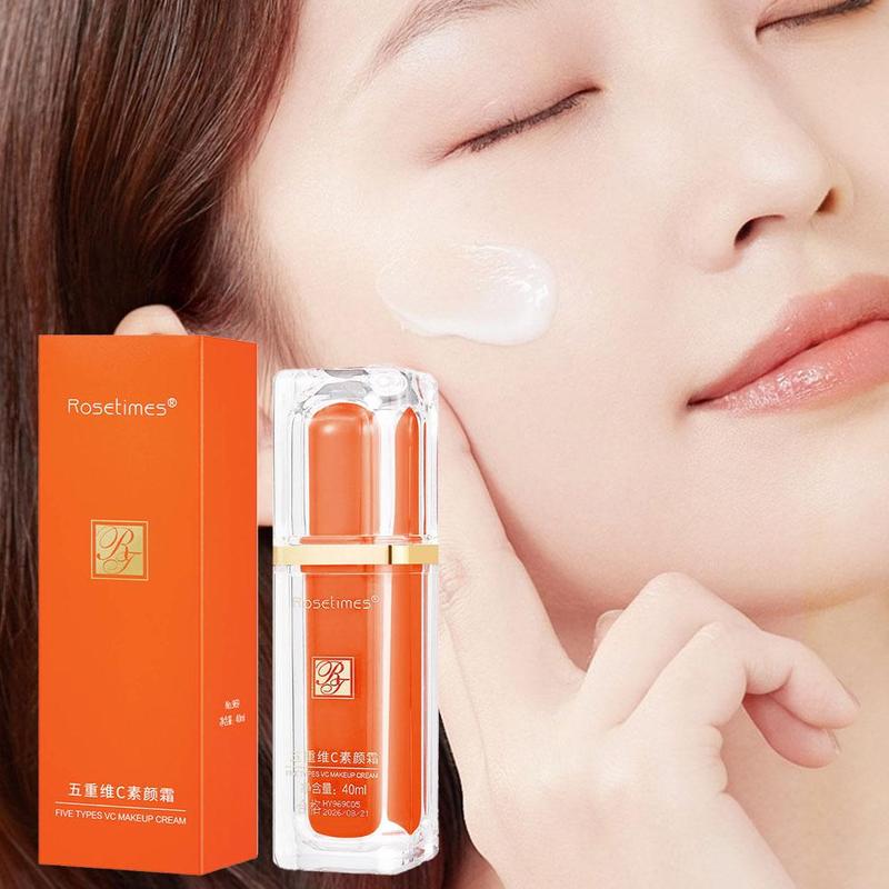 Product Introduction of 【Buy 1 Take 1】VC Makeup Primer Moisturizing Primer Blemish Waterproof Long-lasting Oil Control Primer 40ml*2pcs 17