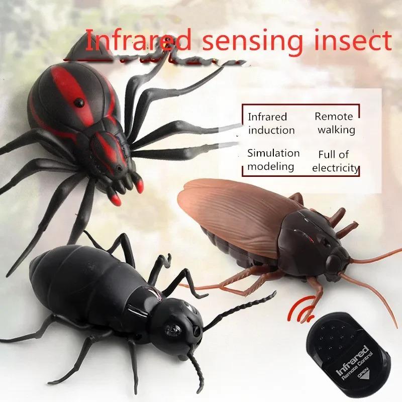 Product Introduction of Infrared Remote Control Cockroach Toy Animal Trick Terrifying Mischief Kids Toys Funny Novelty Gift RC Spider Ant 4