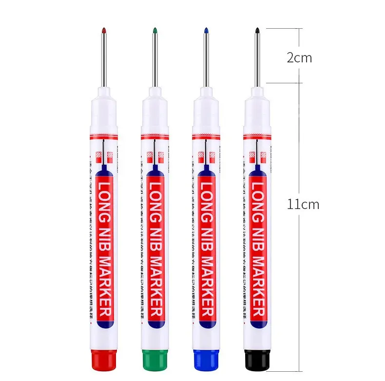 Combo 20 Bút Đánh Dấu Ngòi Dài 2cm - Bút Lấy Dấu Lỗ Sâu Đa Năng Khô Nhanh 2