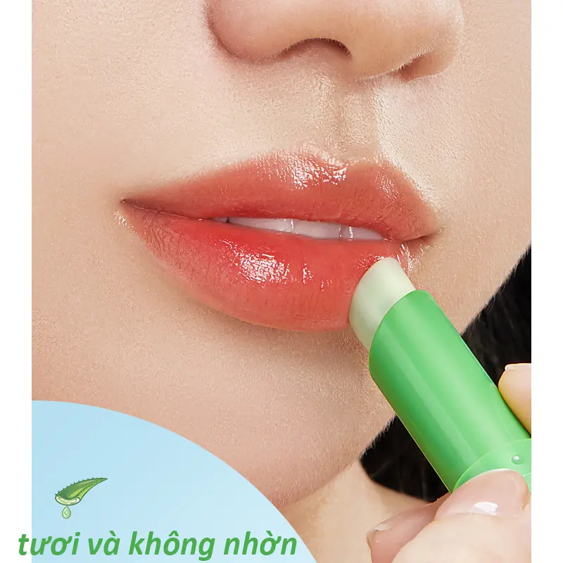 lô hội son môi dưỡng ẩm son dưỡng giảm thâm môi chăm sóc môi 2.7g làm sáng đường viền môi làm sáng môi nhỏ và dễ dàng ma Cosmetic Skincare Nữ Women có màu 5