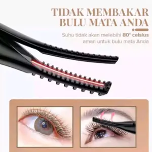 Penjepit bulu mata elektrik dengan keriting tahan lama | Penjepit bulu mata portabel yang dapat diisi ulang | Penjepit bulu mata otomatis berbentuk pena | Pembentukan cepat | Cocok untuk bepergian dan penggunaan sehari-hari