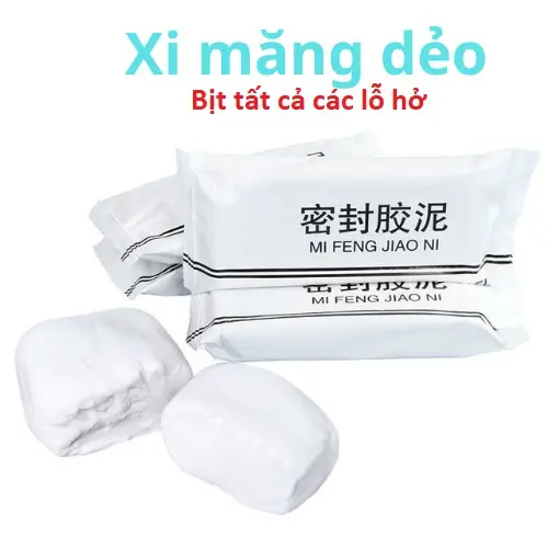 Gói 20gr Xi Măng Dẻo bịt kín lỗ tường sửa chữa vết nứt, bịt lỗ điều hòa