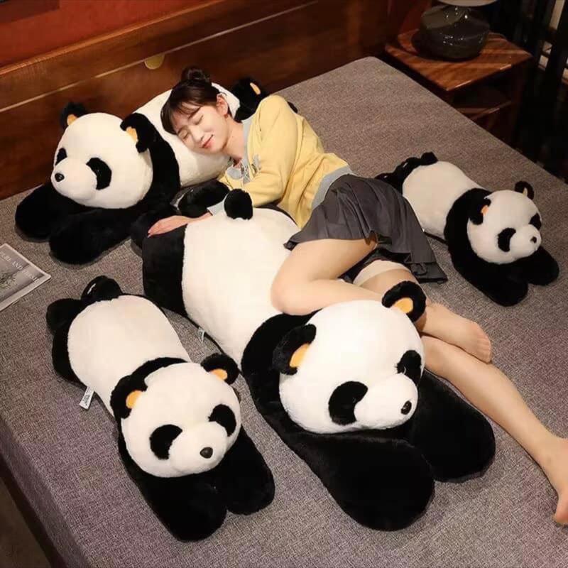 Thú Bông Gấu Trúc PanDa Dáng Nằm Siêu Xinh Size 1M1 Thú Nhồi Bông