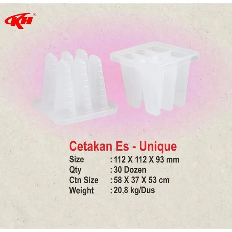 Cetakan Es Lilin Es Krim Stik Gagang Bambu Es Loli Agar Unique KH murah 5