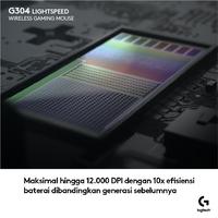 Gambar Logitech G304 Lightspeed Mouse Gaming Wireless Sensor 12K DPI - Black dari Logitech Indonesia Kota Surabaya 5 Tokopedia
