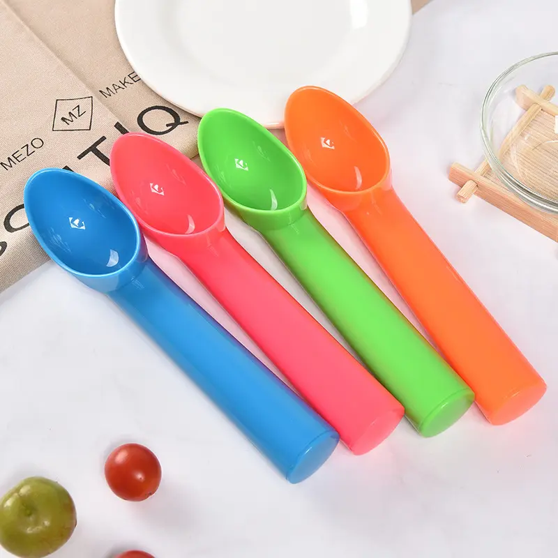 Plastic Ice Cream Ball Scoop Household Ice Cream Fruit Scoop Pp Ice Cream Ball Spoon Ice-Cream Spoon
