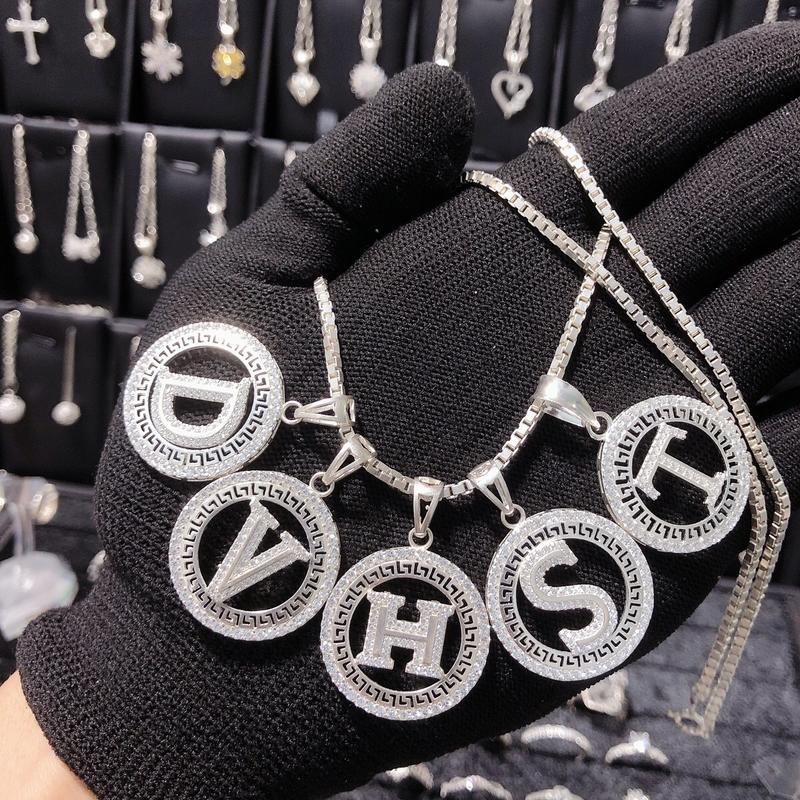 Dây Chuyền Nam Mặt Chữ Dây Vuông Bạc Ta S99